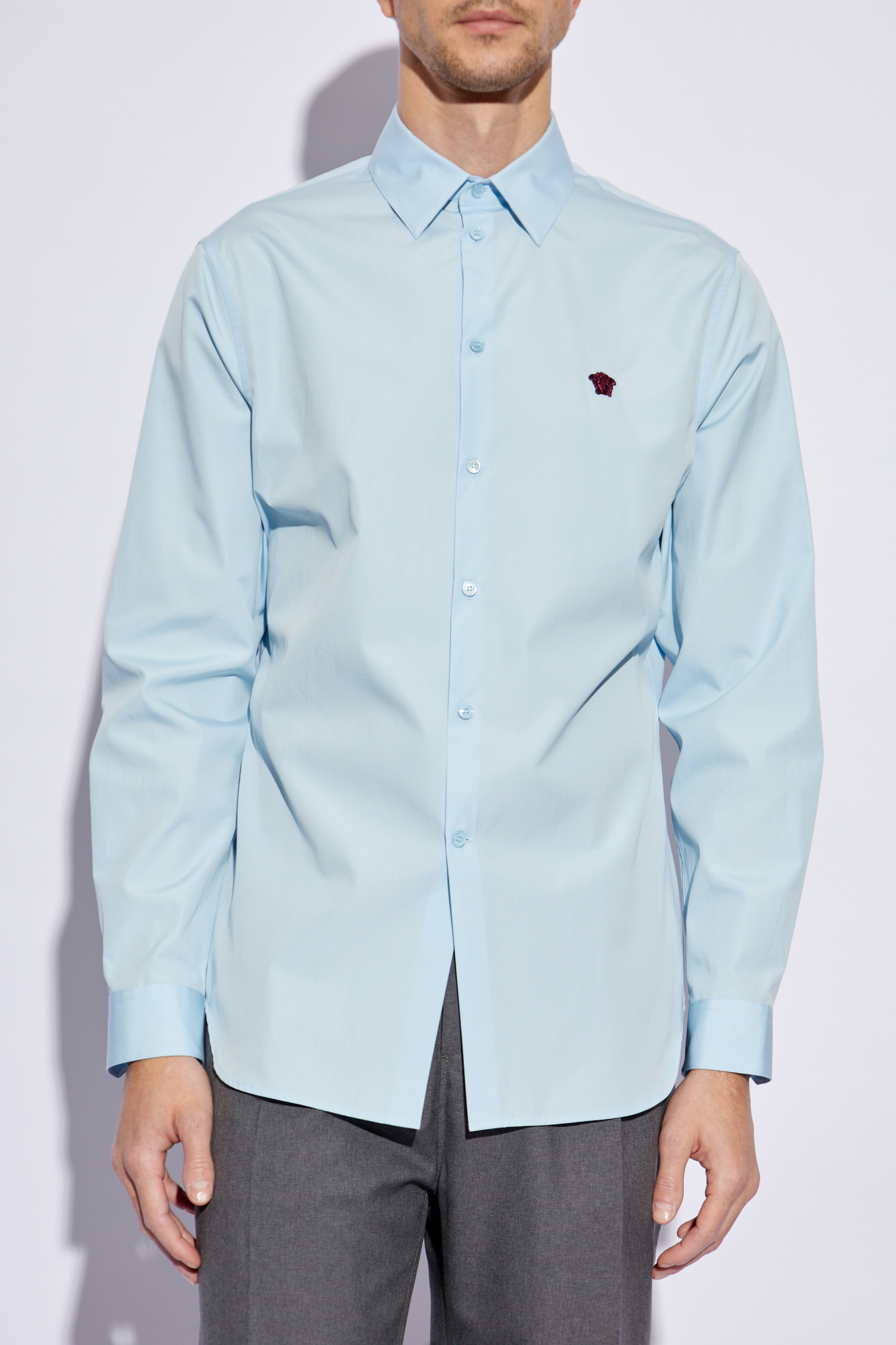 シャツ+ブラウス(長袖+七分) vintage VERSACE  design shirt bq 146e3b6234f127215c74bf0533d258